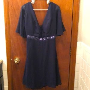Blue Shein cocktail dress